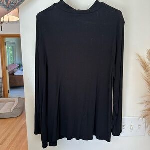 Old Navy Black Long Sleeve Blouse